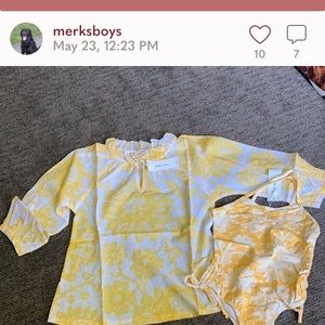 2 swim sets, 1 blue, 1 yellow